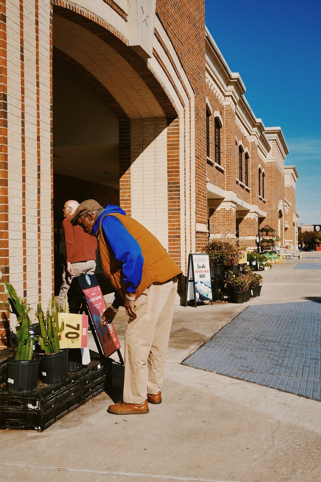 seniors gardening together